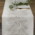 OBRUS INES 11 40 X 140 CM BEŻOWY