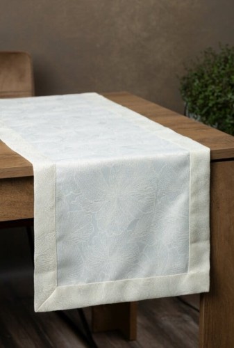 OBRUS LILIAN 40 X 180 CM KREMOWY