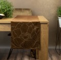 OBRUS BLINK 13 35 X 180 CM BRĄZOWY