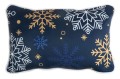 POSZEWKA ŚWIATECZNA CAROL04 30 X 45 CM GRANATOWY