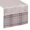 OBRUS ŚWIĄTECZNY HOLLY 40 X 140 CM BEŻOWY