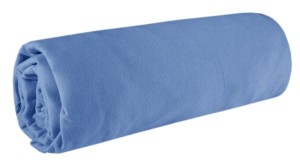 Prześcieradło z gumką JERSEY 200x220 bawełna nieb